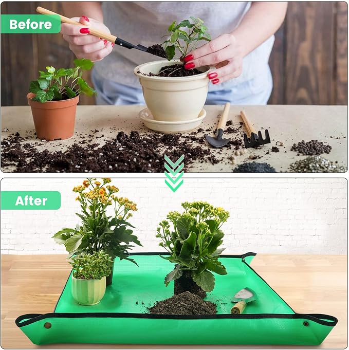 2 Pcs 26.8" x 26.8" Potting Mat - Image 2