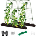Lalahoni Cucumber Trellis, by Thereasonyoulovegardening