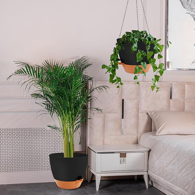 GARDIFE Large Hanging Planter, 12 inch Hanging planters - Image 6