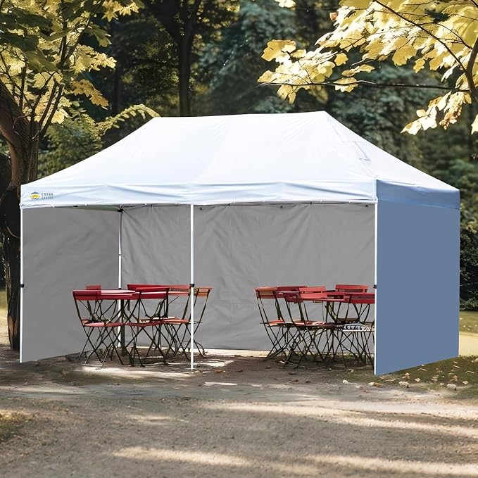 CROWN SHADES 10x20 Canopy Sidewalls - Image 7