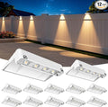 NIORSUN Solar Fence Lights Outdoor 12 Pack, IP65 Waterproof Large Size LED by NIORSUN