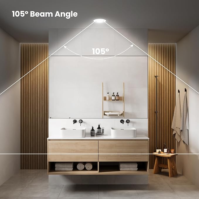Feit Electric BR30 LED Light Bulb, 65W Equivalent, 650 Lumens, 5-Color - Image 6