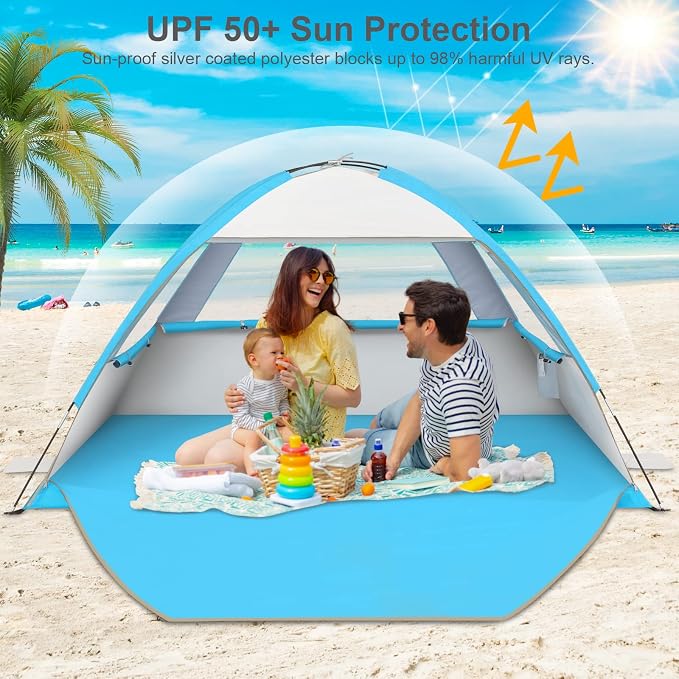 Gorich Beach Tent Sun Shelter for 3/4-5/6-7/8-10 Person - Image 3