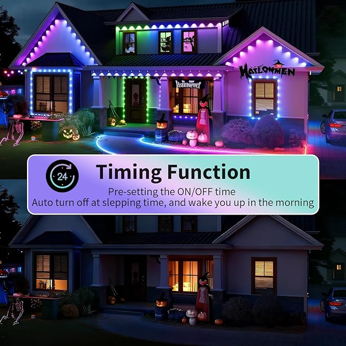 Permanent Outdoor Lights, 300ft Smart Eave Lights - Image 4