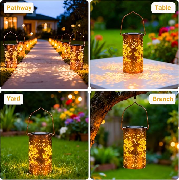 Tree of Life Solar Lanterns Outdoor Waterproof, Birthday Gifts - Image 5