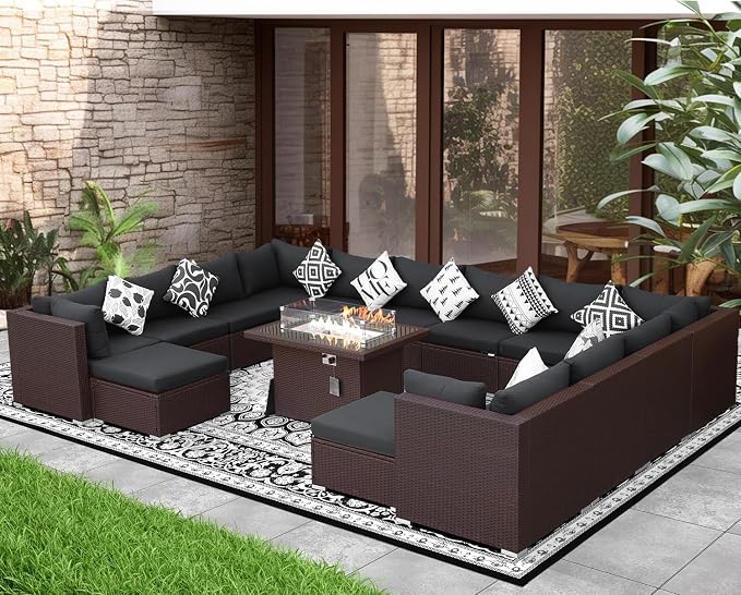 NICESOUL 15 Piece Outdoor Sectional - Image 2