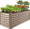 Best Choice Products 8x2x2ft Outdoor Metal Raised Garden Bed, Rectangular Deep by BestChoiceProducts