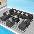 NICESOUL 11 Piece Outdoor Furniture Set by NICESOUL