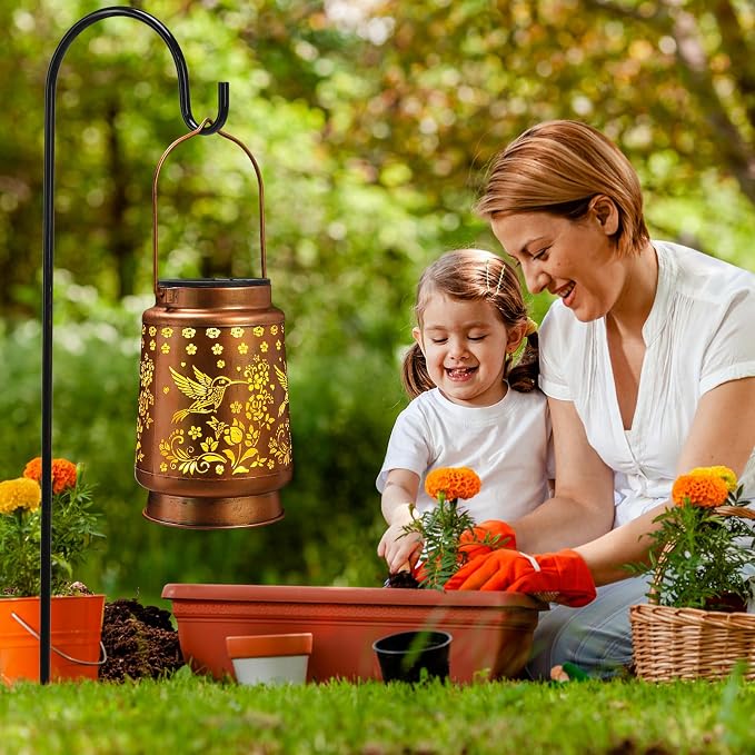 Hummingbird Solar Lanterns Outdoor Waterproof Garden Decor Christmas Gifts - Image 8