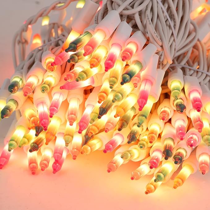LJLNION 3 Sets Easter String Lights, 120V UL Certified Connectable Xmas Lights - Image 2