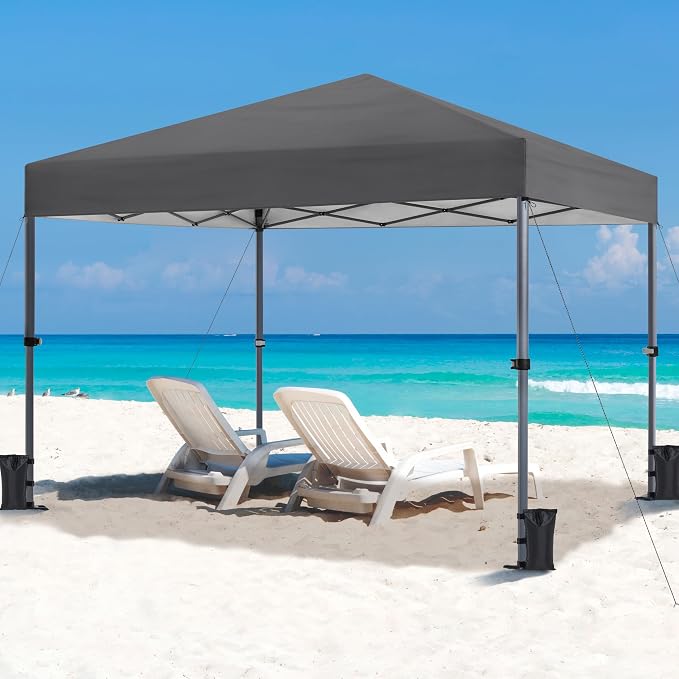 Yaheetech 10x10 1-Person Setup Pop Up Canopy Tent, Instant Portable Commercial - Image 9