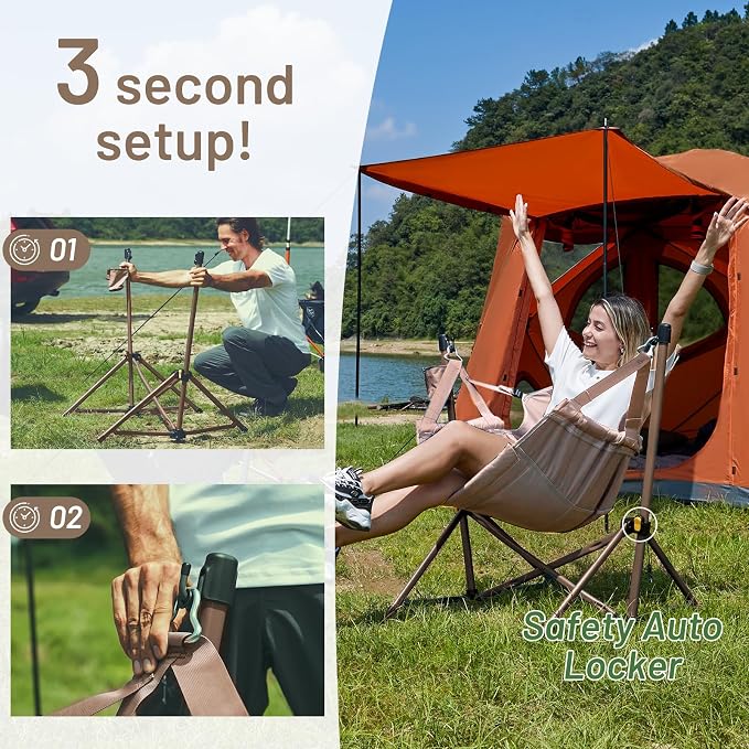 TIMBER RIDGE Hammock Camping Chair - Image 5