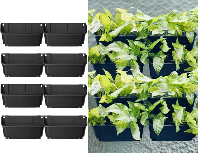 Maxona Black Color Vertical Garden Planter by Maxona