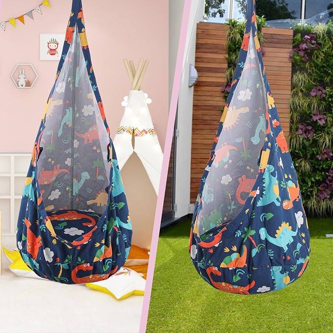 YAERSI Kids Pod Swing Seat, Hammock Chair - Image 6