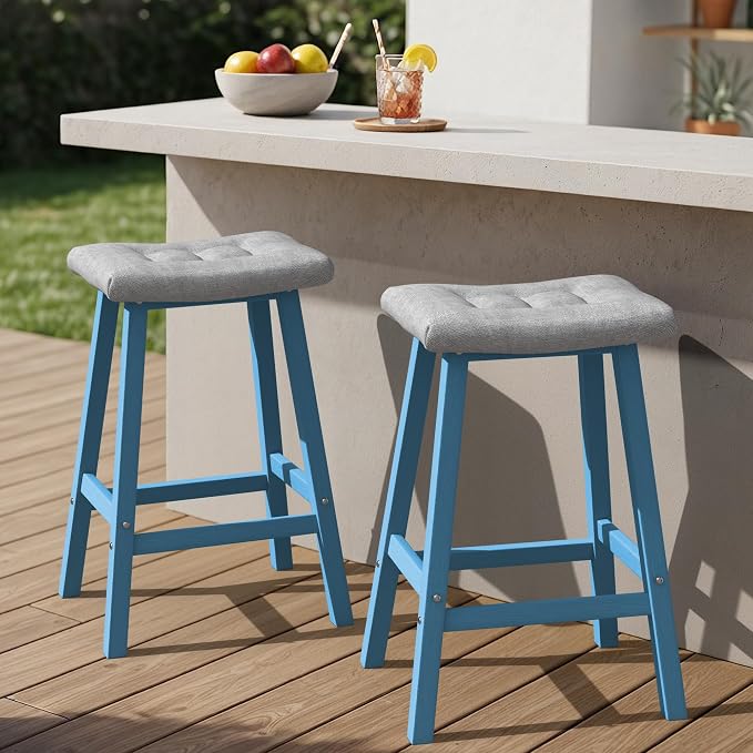 Ciokea 2 Set 29" Outdoor Bar Stools by CIOKEA