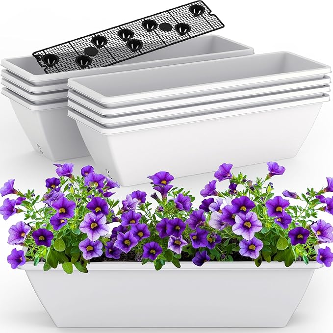 8 Pack 24 Inch Window Planter Box by Tcevily