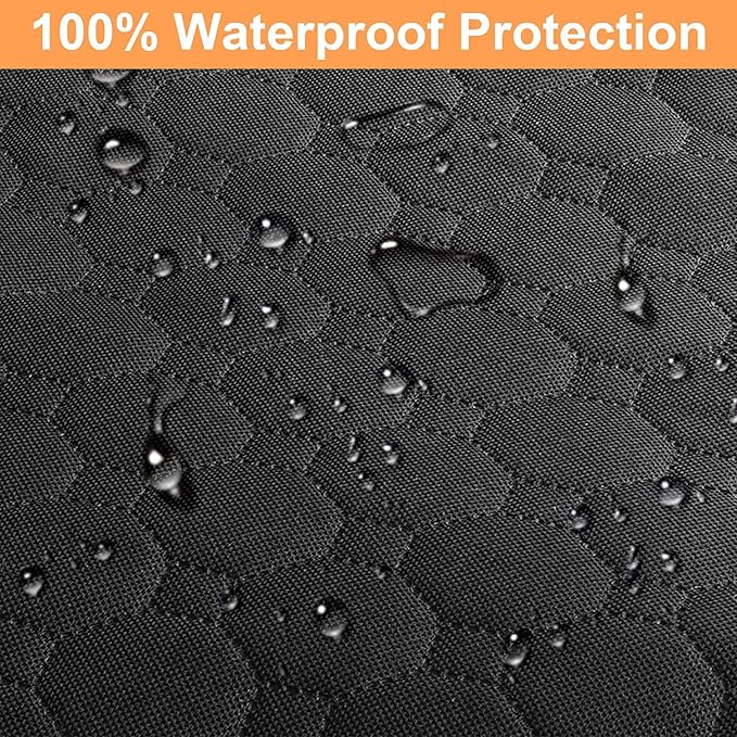 Mancro Dog Car Seat Cover, 2025 Upgraded 600D Heavy Duty Waterproof & - Image 3