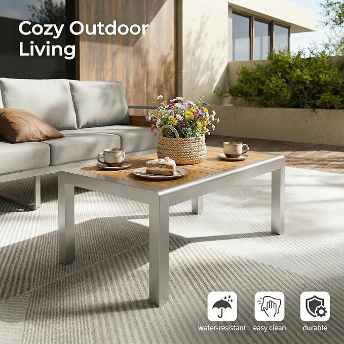 ZANDOR Outside Aluminum Lawn Furniture - Image 8