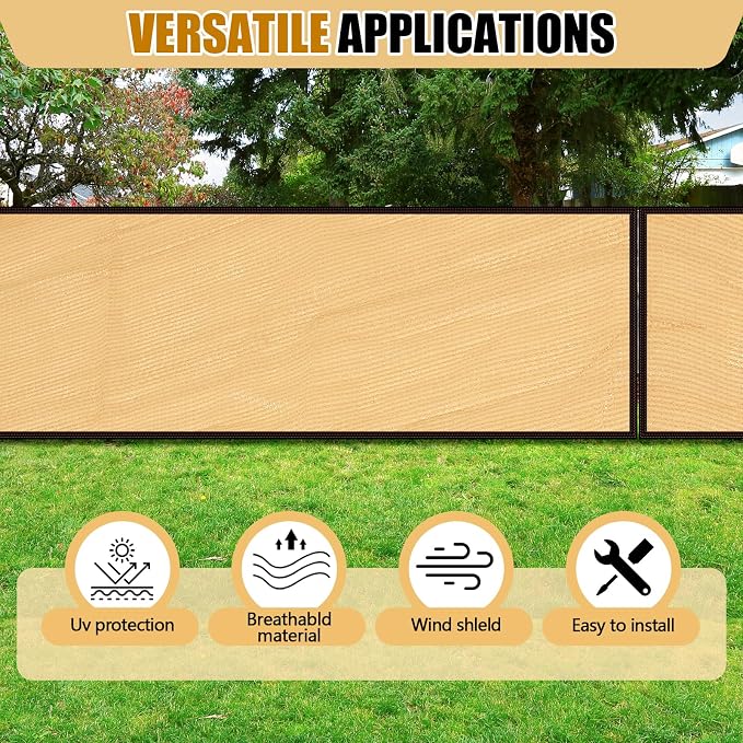 95% Pergola Shade Cover with Grommets - Image 4