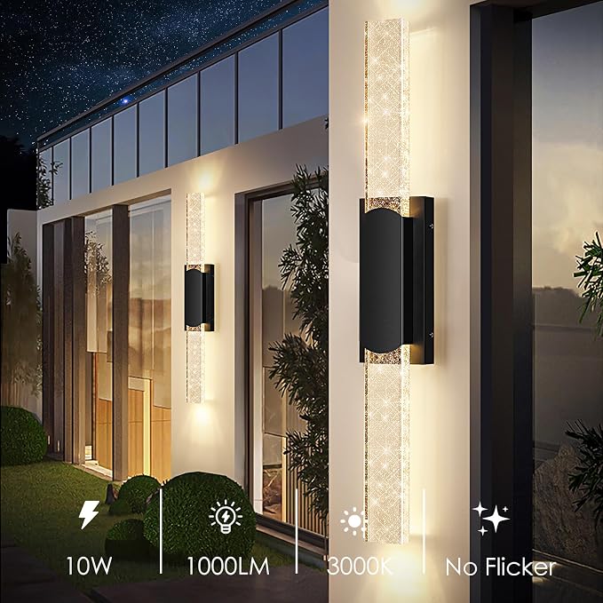 35.3in Large Size Outdoor Wall Light Fixtures - Image 2