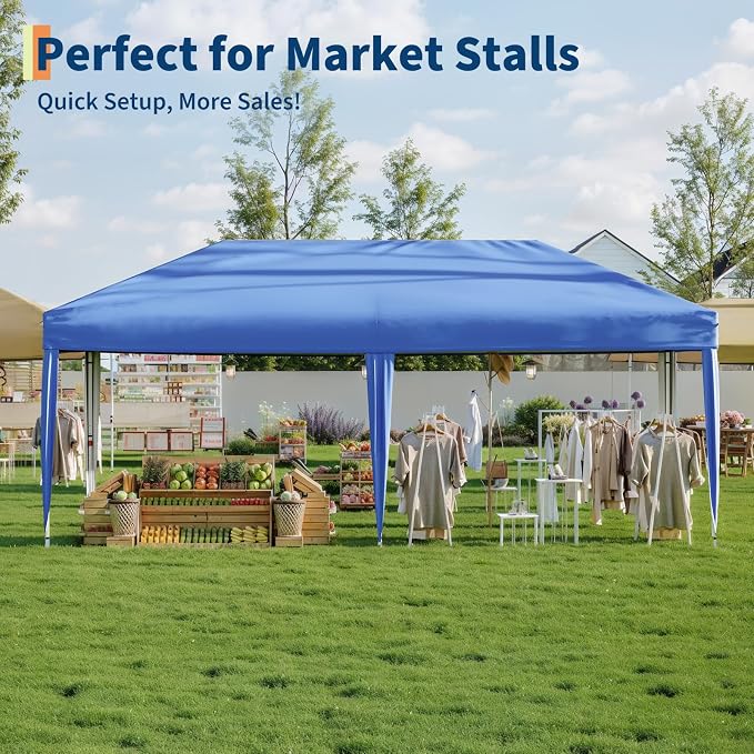 Garvee 10x10 Pop Up Canopy Tent, Heavy Duty Commercial Instant Shelter - Image 3