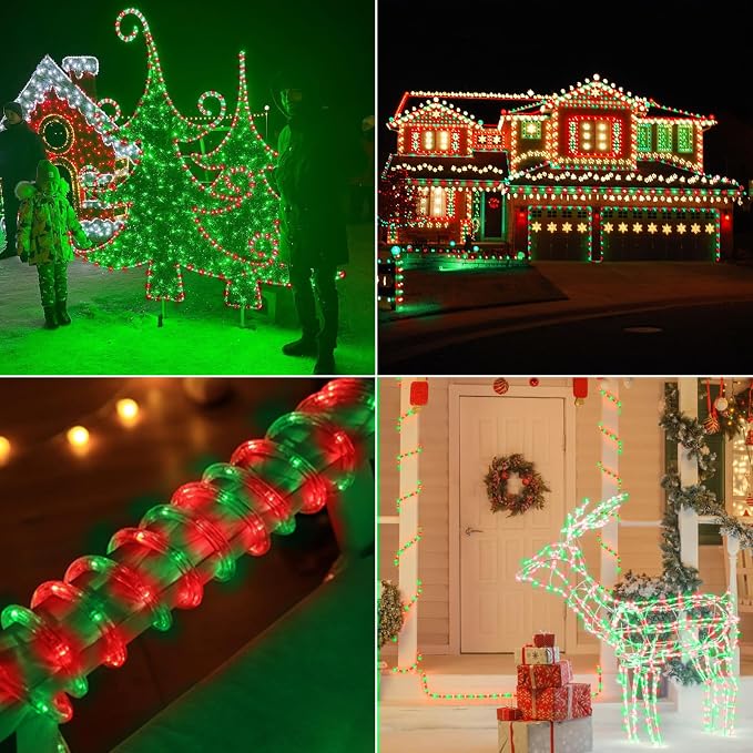 100ft LED Rope Lights Outdoor, 720 LED Connectable and Flexible Tube Lights - Image 7