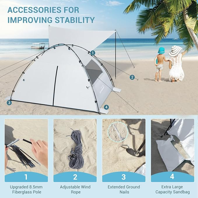 Elegear CumbreX™ Beach Tent Sun Shelter - Image 7
