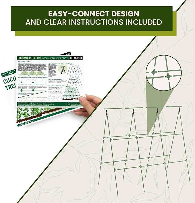 50x50 Cucumber Trellis for Raised Bed - Image 7
