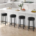 IDEALHOUSE 24'' Swivel Bar Stools Set of 4 by IDEALHOUSE