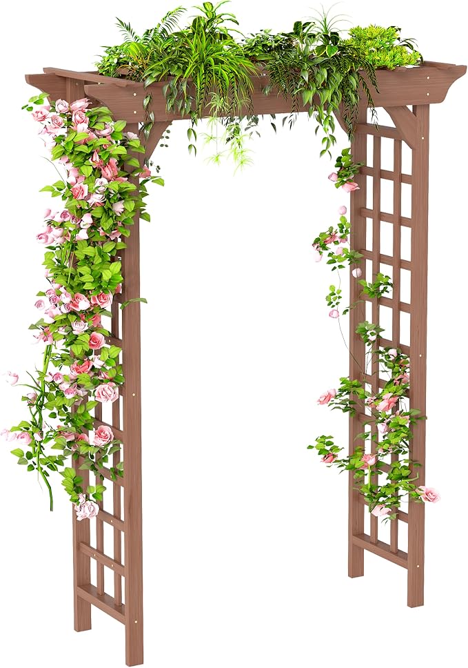 Outdoor Wooden Arch Pergola for Garden, Patio & Wedding by MEDERRA