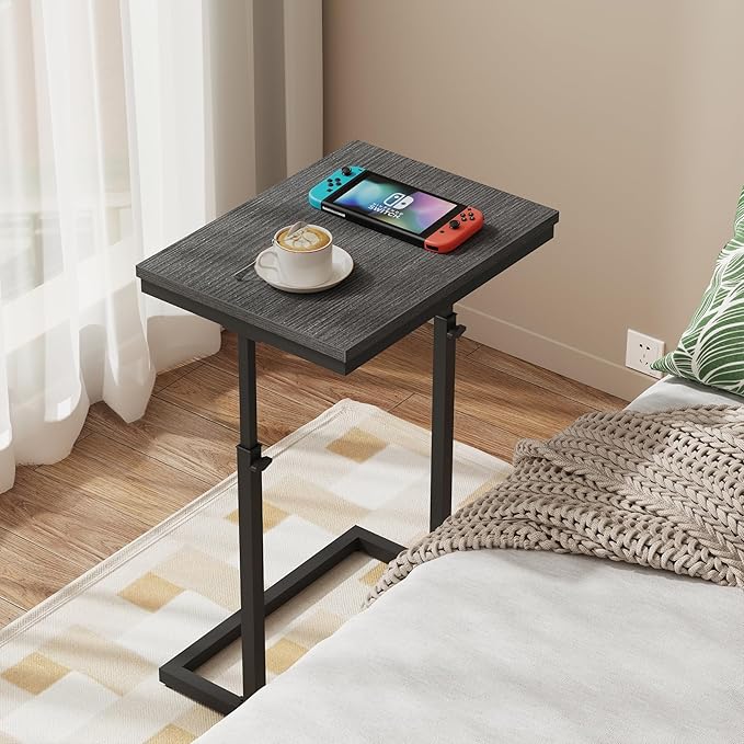 TUTOTAK End Table, Side Table, Tall Couch Table, Sofa Table, Living Room - Image 7