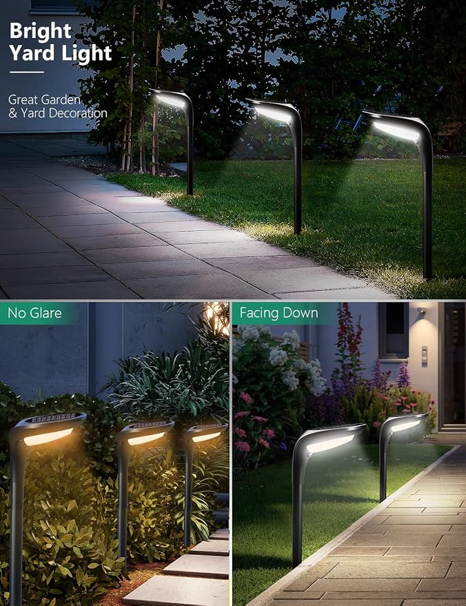 Solar Pathway Lights Outdoor 4 Pack - Image 2
