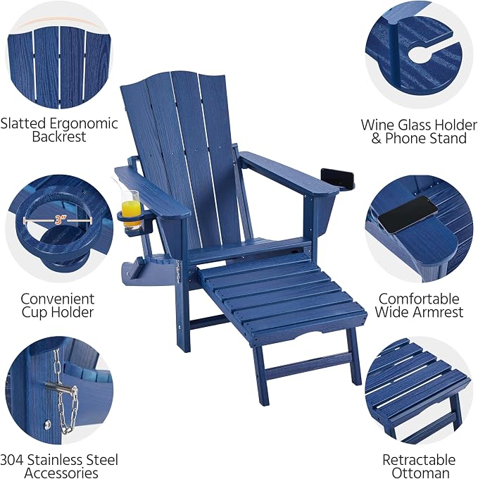 Yaheetech Adirondack Chair - Image 4