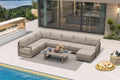PURPLE LEAF Patio Furniture Set U-Shaped Outdoor Couch by Unknown