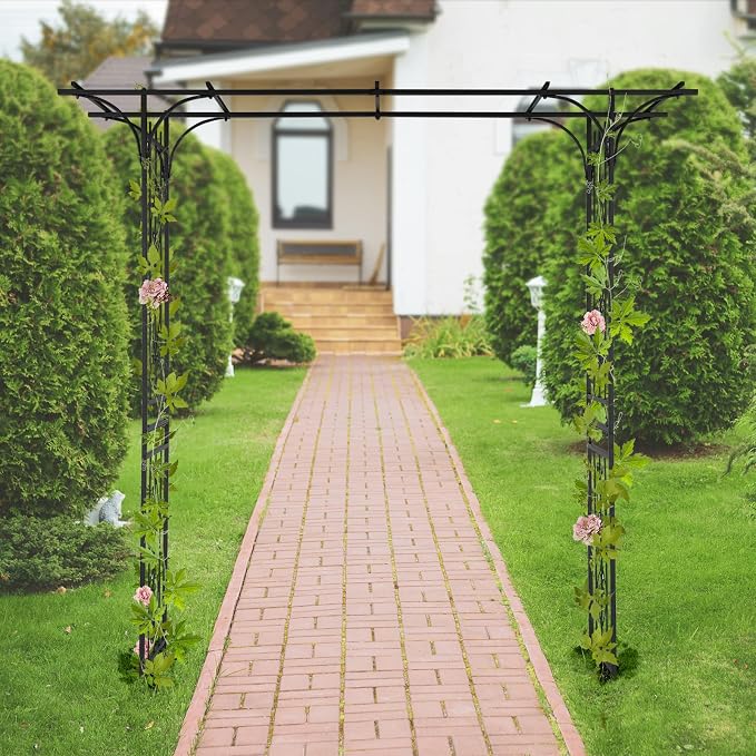 Metal Garden Arbor Trellis - Image 7