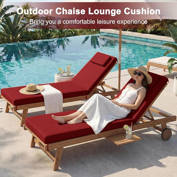 Outdoor Lounge Chair mat, 71 inches x 21 inches, Waterproof Chaise Lounge - Image 7