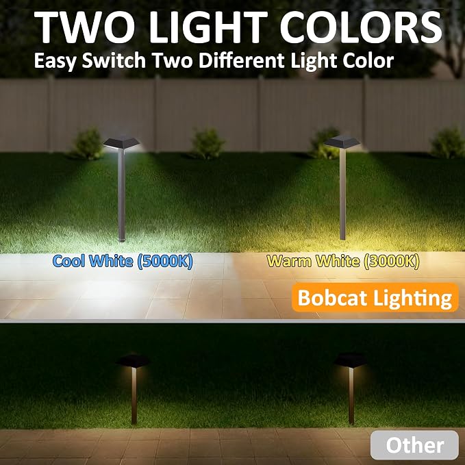 Bobcat Solar Landscape Pathway Lights Super Bright - Image 5