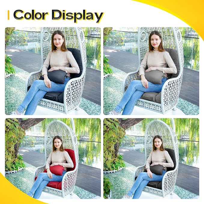MAGIC ELEPHANT Egg Chair Cushion, Memory Foam Hanging Egg Chair Cushion - Image 7