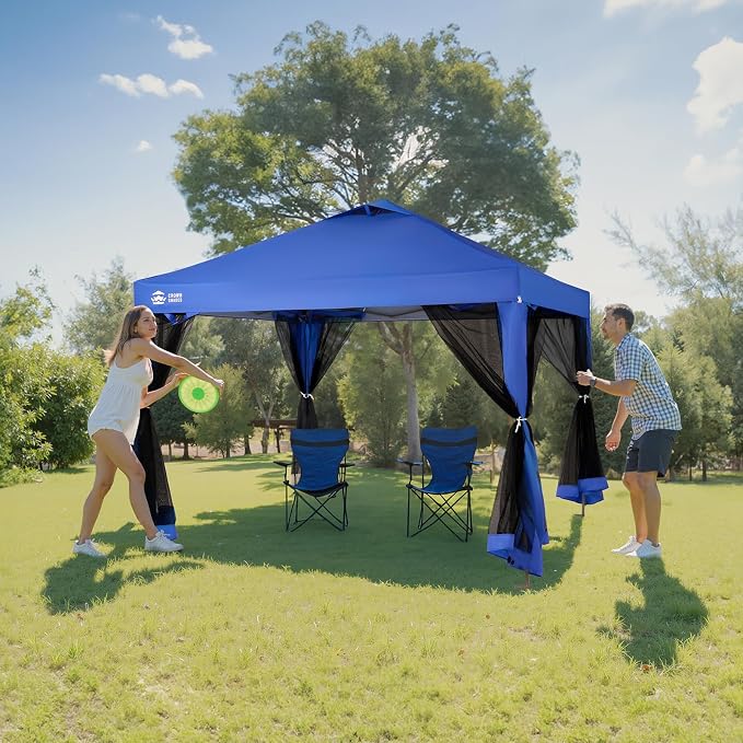 CROWN SHADES Gazebo 10x10 Pop Up Canopy - Image 8