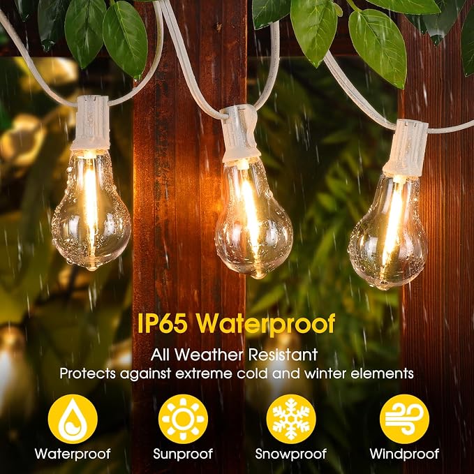 200FT Outdoor String Lights, LED Patio Lights - Image 3