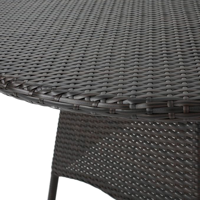 Christopher Knight Home Corsica PE Round KD Dining Table - Image 12