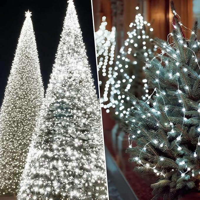 Solar String Lights Outdoor Waterproof 2 Pack Total 66ft 200LED 8 Modes Twinkle - Image 9