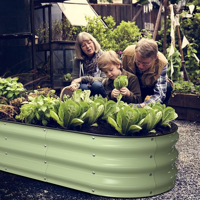 Raised Garden Bed Kit, Large Metal Raised Beds - Image 5