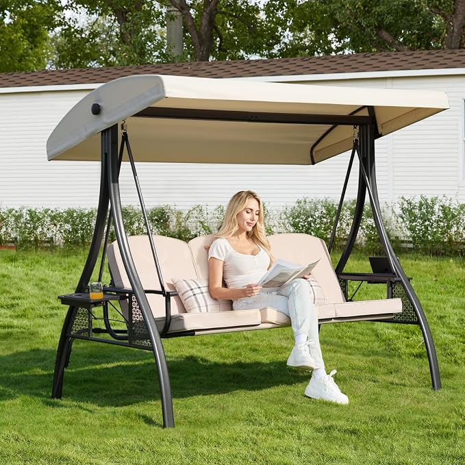 3-in-1 Convertible Outdoor Swing by Oungelark
