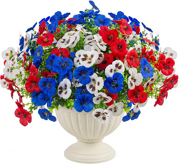 36 Pcs Artificial Fake Pansy Flowers - Image 7