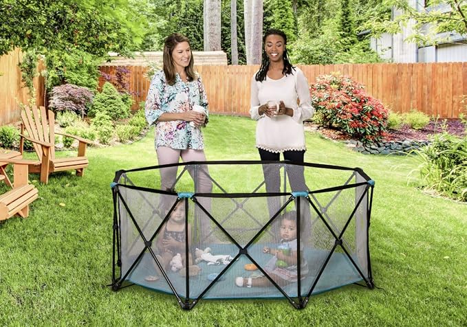 Regalo My Play Deluxe Extra Large Portable Play Yard Indoor and Outdoor - Image 3