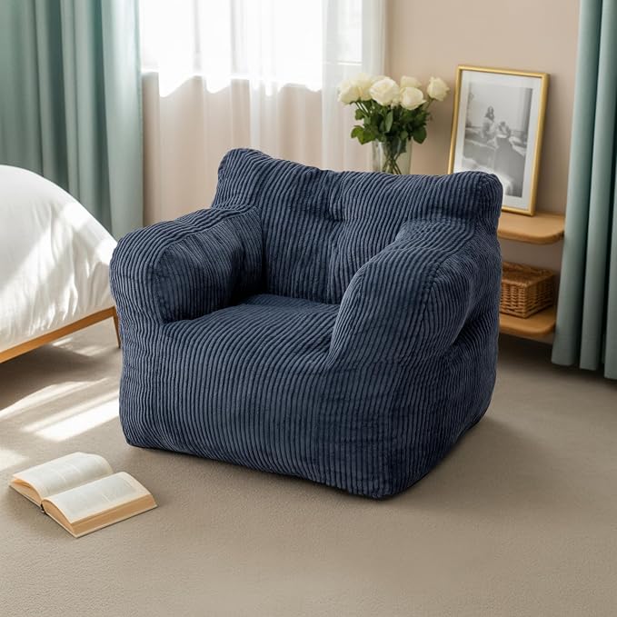 Pamapic 32" Bean Bag Chair, Single Sofa, Ultra Soft Dutch Velvet, Fluffy by Pamapic