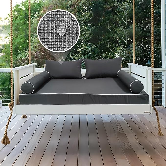 Outdoor Daybed Cushion Cover Twin, Twin Size Outdoor Daybed Mattress Bolster - Image 6