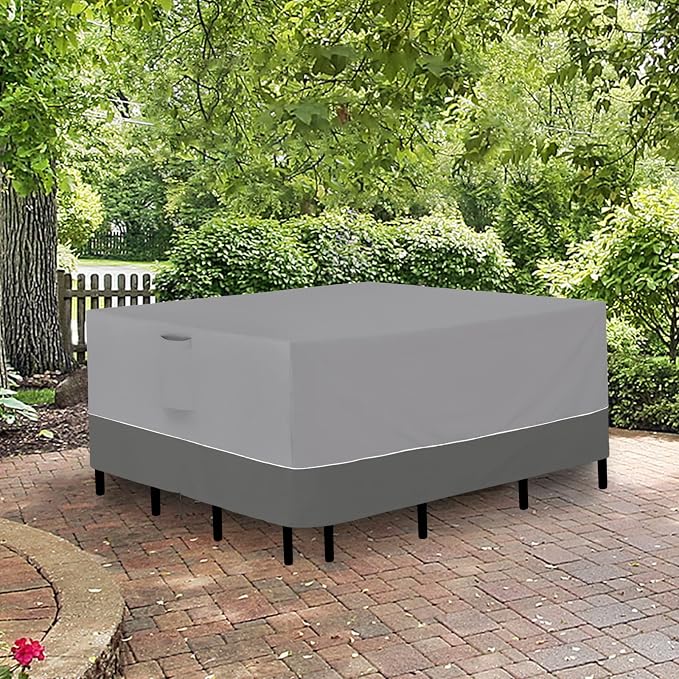 Easy-Going Patio Furniture Cover 64"x64" Square Outdoor Table and Chair Set - Image 7