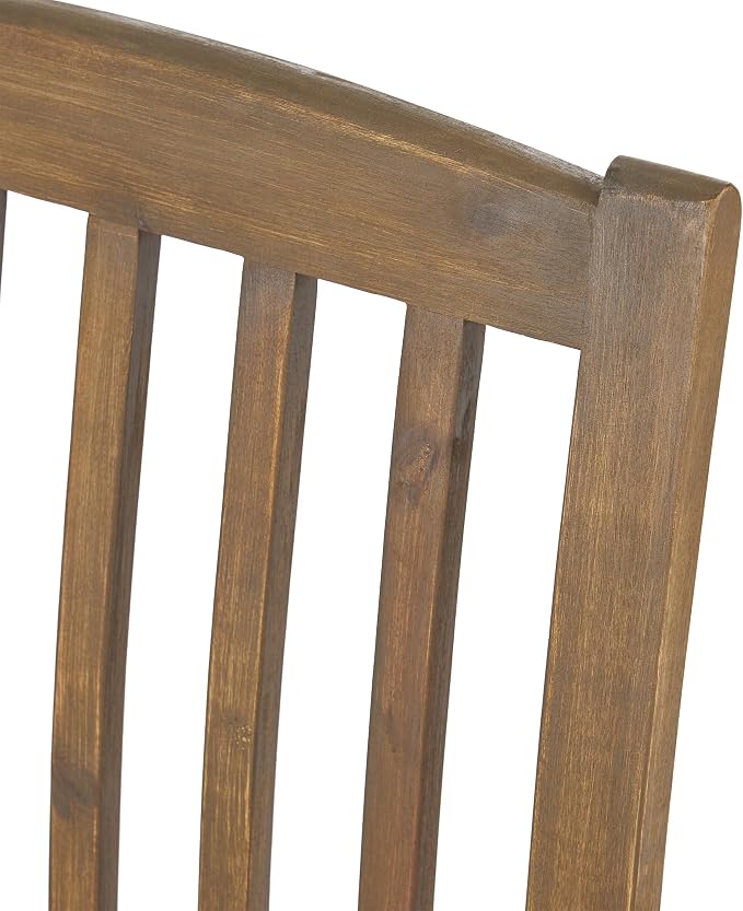 Christopher Knight Home Casa Outdoor Acacia Wood 5 Piece Dining Set - Image 9
